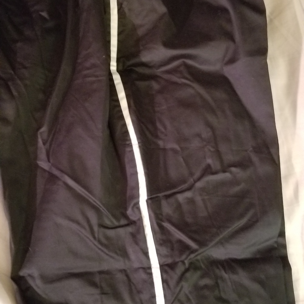 Pinstripe tuxedo pants